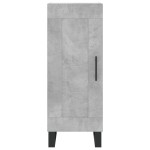 vidaXL Dulap înalt, gri beton, 34,5x34x180 cm, lemn prelucrat vidaXL Dulap înalt, gri beton, 34,5x34x180 cm, lemn prelucrat