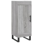 vidaXL Dulap înalt, gri sonoma, 34,5x34x180 cm, lemn prelucrat