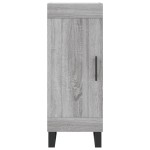 vidaXL Dulap înalt, gri sonoma, 34,5x34x180 cm, lemn prelucrat