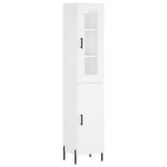 vidaXL Dulap înalt, alb, 34,5x34x180 cm, lemn prelucrat vidaXL Dulap înalt, alb, 34,5x34x180 cm, lemn prelucrat