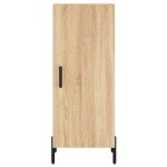 vidaXL Dulap înalt, stejar sonoma, 34,5x34x180 cm, lemn prelucrat