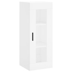 vidaXL Dulap înalt, alb, 34,5x34x180 cm, lemn prelucrat vidaXL Dulap înalt, alb, 34,5x34x180 cm, lemn prelucrat