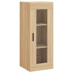 vidaXL Dulap înalt, stejar sonoma, 34,5x34x180 cm, lemn prelucrat vidaXL Dulap înalt, stejar sonoma, 34,5x34x180 cm, lemn prelucrat