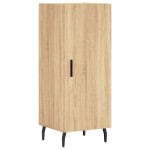 vidaXL Dulap înalt, stejar sonoma, 34,5x34x180 cm, lemn prelucrat vidaXL Dulap înalt, stejar sonoma, 34,5x34x180 cm, lemn prelucrat