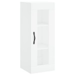vidaXL Dulap înalt, alb, 34,5x34x180 cm, lemn prelucrat vidaXL Dulap înalt, alb, 34,5x34x180 cm, lemn prelucrat