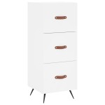 vidaXL Dulap înalt, alb, 34,5x34x180 cm, lemn prelucrat vidaXL Dulap înalt, alb, 34,5x34x180 cm, lemn prelucrat