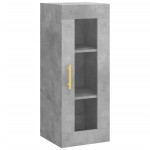 vidaXL Dulap înalt, gri beton, 34,5x34x180 cm, lemn prelucrat vidaXL Dulap înalt, gri beton, 34,5x34x180 cm, lemn prelucrat