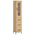 vidaXL Dulap înalt, stejar sonoma, 34,5x34x180 cm, lemn prelucrat vidaXL Dulap înalt, stejar sonoma, 34,5x34x180 cm, lemn prelucrat