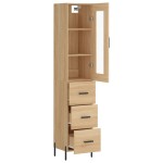 vidaXL Dulap înalt, stejar sonoma, 34,5x34x180 cm, lemn prelucrat vidaXL Dulap înalt, stejar sonoma, 34,5x34x180 cm, lemn prelucrat
