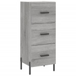 vidaXL Dulap înalt, gri sonoma, 34,5x34x180 cm, lemn prelucrat