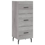 vidaXL Dulap înalt, gri sonoma, 34,5x34x180 cm, lemn prelucrat