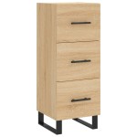 vidaXL Dulap înalt, stejar sonoma, 34,5x34x180 cm, lemn prelucrat
