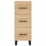 vidaXL Dulap înalt, stejar sonoma, 34,5x34x180 cm, lemn prelucrat