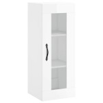 vidaXL Dulap înalt, alb extralucios, 34,5x34x180 cm, lemn prelucrat vidaXL Dulap înalt, alb extralucios, 34,5x34x180 cm, lemn prelucrat