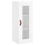 vidaXL Dulap înalt, alb, 34,5x34x180 cm, lemn prelucrat vidaXL Dulap înalt, alb, 34,5x34x180 cm, lemn prelucrat