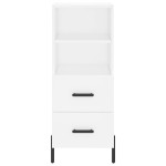 vidaXL Dulap înalt, alb, 34,5x34x180 cm, lemn prelucrat vidaXL Dulap înalt, alb, 34,5x34x180 cm, lemn prelucrat