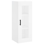 vidaXL Dulap înalt, alb, 34,5x34x180 cm, lemn prelucrat vidaXL Dulap înalt, alb, 34,5x34x180 cm, lemn prelucrat