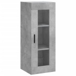 vidaXL Dulap înalt, gri beton, 34,5x34x180 cm, lemn prelucrat vidaXL Dulap înalt, gri beton, 34,5x34x180 cm, lemn prelucrat