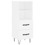vidaXL Dulap înalt, alb, 34,5x34x180 cm, lemn prelucrat vidaXL Dulap înalt, alb, 34,5x34x180 cm, lemn prelucrat