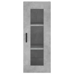 vidaXL Dulap înalt, gri beton, 34,5x34x180 cm, lemn prelucrat vidaXL Dulap înalt, gri beton, 34,5x34x180 cm, lemn prelucrat