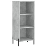 vidaXL Dulap înalt, gri beton, 34,5x34x180 cm, lemn prelucrat vidaXL Dulap înalt, gri beton, 34,5x34x180 cm, lemn prelucrat