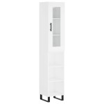 vidaXL Dulap înalt, alb, 34,5x34x180 cm, lemn prelucrat vidaXL Dulap înalt, alb, 34,5x34x180 cm, lemn prelucrat