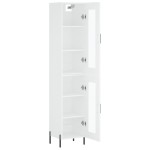 vidaXL Dulap înalt, alb, 34,5x34x180 cm, lemn prelucrat vidaXL Dulap înalt, alb, 34,5x34x180 cm, lemn prelucrat