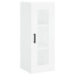 vidaXL Dulap înalt, alb, 34,5x34x180 cm, lemn prelucrat vidaXL Dulap înalt, alb, 34,5x34x180 cm, lemn prelucrat