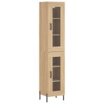 vidaXL Dulap înalt, stejar sonoma, 34,5x34x180 cm, lemn prelucrat vidaXL Dulap înalt, stejar sonoma, 34,5x34x180 cm, lemn prelucrat