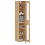 vidaXL Dulap înalt, stejar sonoma, 34,5x34x180 cm, lemn prelucrat vidaXL Dulap înalt, stejar sonoma, 34,5x34x180 cm, lemn prelucrat