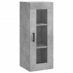 vidaXL Dulap înalt, gri beton, 34,5x34x180 cm, lemn prelucrat vidaXL Dulap înalt, gri beton, 34,5x34x180 cm, lemn prelucrat