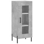 vidaXL Dulap înalt, gri beton, 34,5x34x180 cm, lemn prelucrat vidaXL Dulap înalt, gri beton, 34,5x34x180 cm, lemn prelucrat