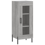 vidaXL Dulap înalt, gri sonoma, 34,5x34x180 cm, lemn prelucrat