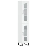 vidaXL Dulap înalt, alb, 34,5x34x180 cm, lemn prelucrat vidaXL Dulap înalt, alb, 34,5x34x180 cm, lemn prelucrat