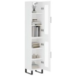 vidaXL Dulap înalt, alb, 34,5x34x180 cm, lemn prelucrat vidaXL Dulap înalt, alb, 34,5x34x180 cm, lemn prelucrat