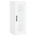 vidaXL Dulap înalt, alb, 34,5x34x180 cm, lemn prelucrat vidaXL Dulap înalt, alb, 34,5x34x180 cm, lemn prelucrat