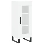 vidaXL Dulap înalt, alb, 34,5x34x180 cm, lemn prelucrat vidaXL Dulap înalt, alb, 34,5x34x180 cm, lemn prelucrat