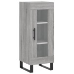 vidaXL Dulap înalt, gri sonoma, 34,5x34x180 cm, lemn prelucrat
