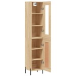 vidaXL Dulap înalt, stejar sonoma, 34,5x34x180 cm, lemn prelucrat vidaXL Dulap înalt, stejar sonoma, 34,5x34x180 cm, lemn prelucrat