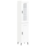 vidaXL Dulap înalt, alb, 34,5x34x180 cm, lemn prelucrat vidaXL Dulap înalt, alb, 34,5x34x180 cm, lemn prelucrat