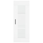 vidaXL Dulap înalt, alb, 34,5x34x180 cm, lemn prelucrat vidaXL Dulap înalt, alb, 34,5x34x180 cm, lemn prelucrat