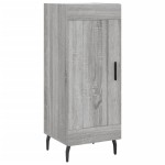 vidaXL Dulap înalt, gri sonoma, 34,5x34x180 cm, lemn prelucrat
