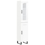 vidaXL Dulap înalt, alb, 34,5x34x180 cm, lemn prelucrat vidaXL Dulap înalt, alb, 34,5x34x180 cm, lemn prelucrat