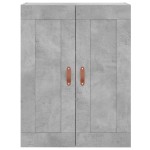 vidaXL Dulap înalt, gri beton, 69,5x34x180, lemn compozit