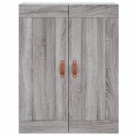 vidaXL Dulap înalt, gri sonoma, 69,5x34x180 cm, lemn compozit
