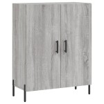 vidaXL Dulap înalt, gri sonoma, 69,5x34x180 cm, lemn compozit