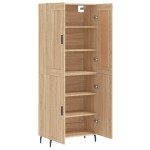 vidaXL Dulap înalt, stejar sonoma, 69,5x34x180 cm, lemn compozit vidaXL Dulap înalt, stejar sonoma, 69,5x34x180 cm, lemn compozit