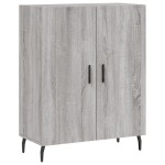 vidaXL Dulap înalt, gri sonoma, 69,5x34x180 cm, lemn compozit