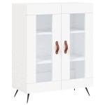vidaXL Dulap înalt, alb, 69,5x34x180 cm, lemn compozit
