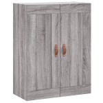 vidaXL Dulap înalt, gri sonoma, 69,5x34x180 cm, lemn compozit